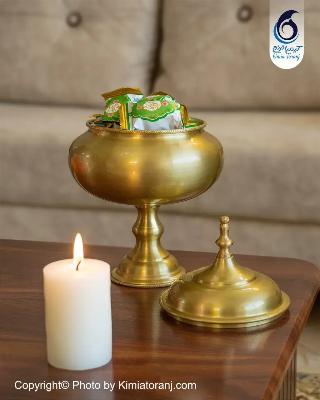 شکلات خوری برنجی