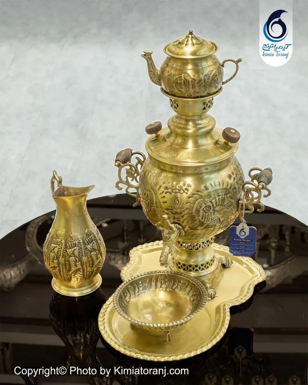 خرید سماور زغالی برنجی اصل