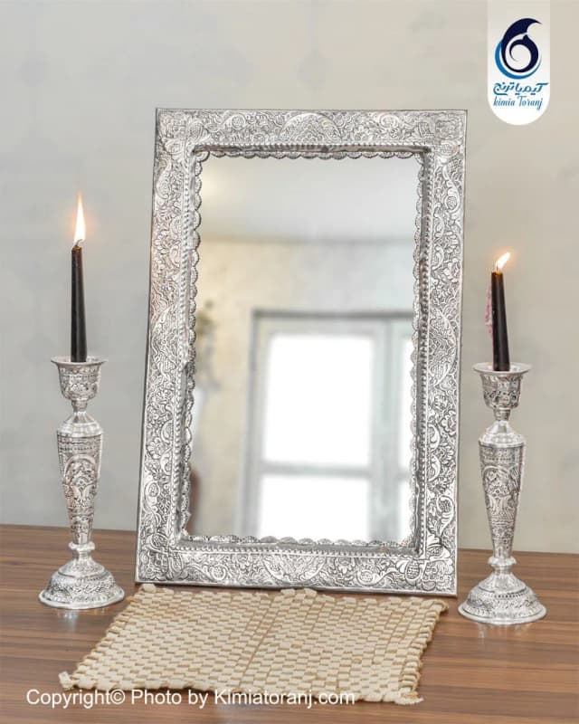آینه و شمعدان نقره کیمیا ترنج 