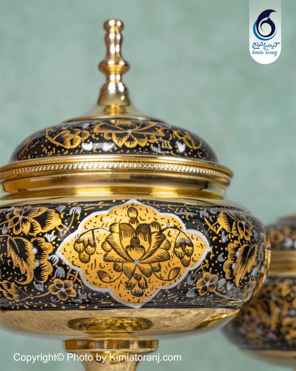 شکلات خوری زرینه 25 عدسی برنجی - 3
