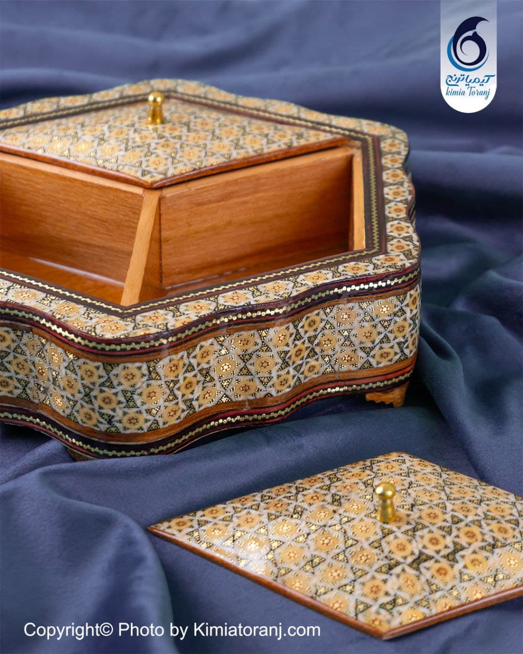 شکلات خوری تمام خاتم سه درب