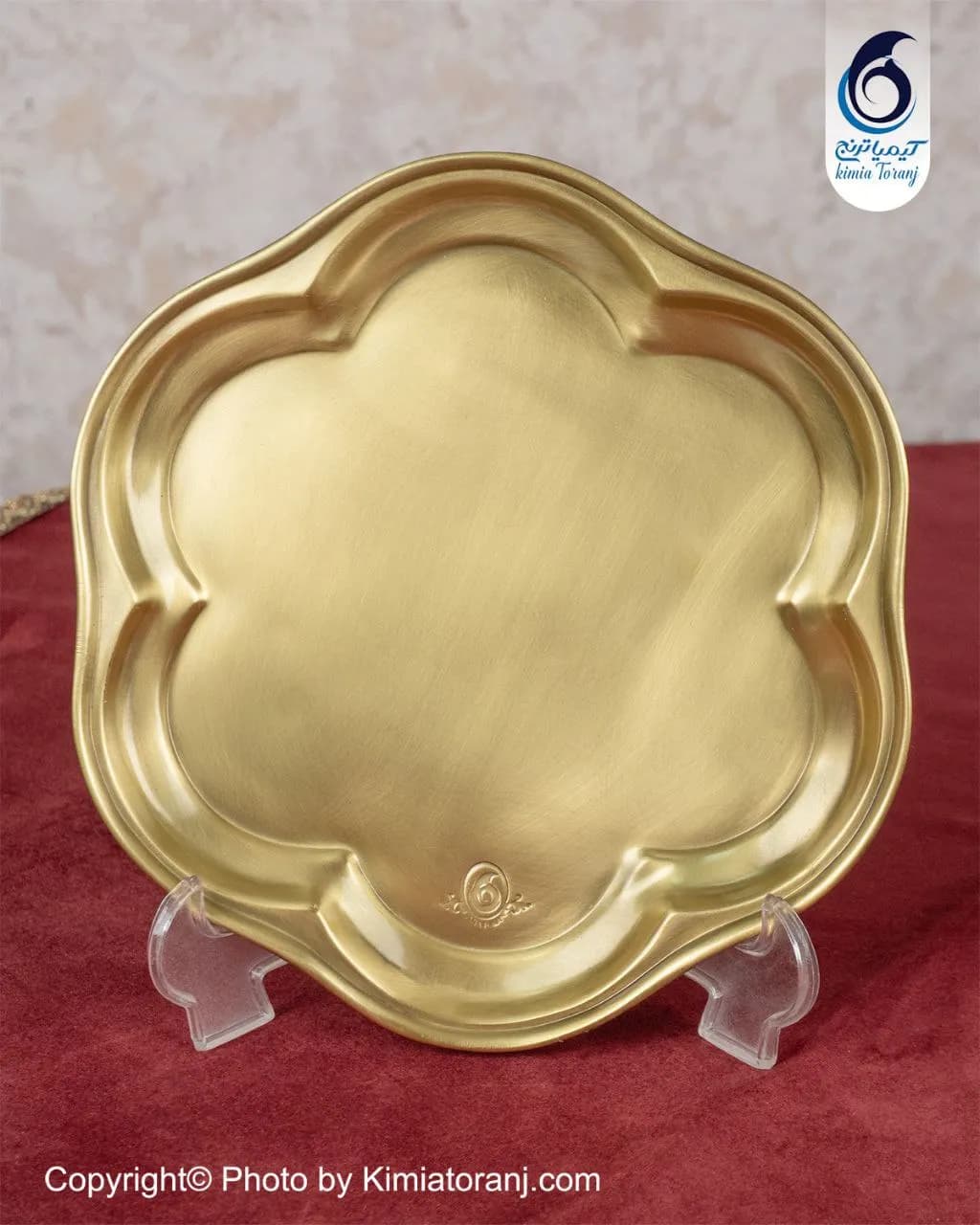 ست چایخوری ۴ نفره خطی برنجی - 3