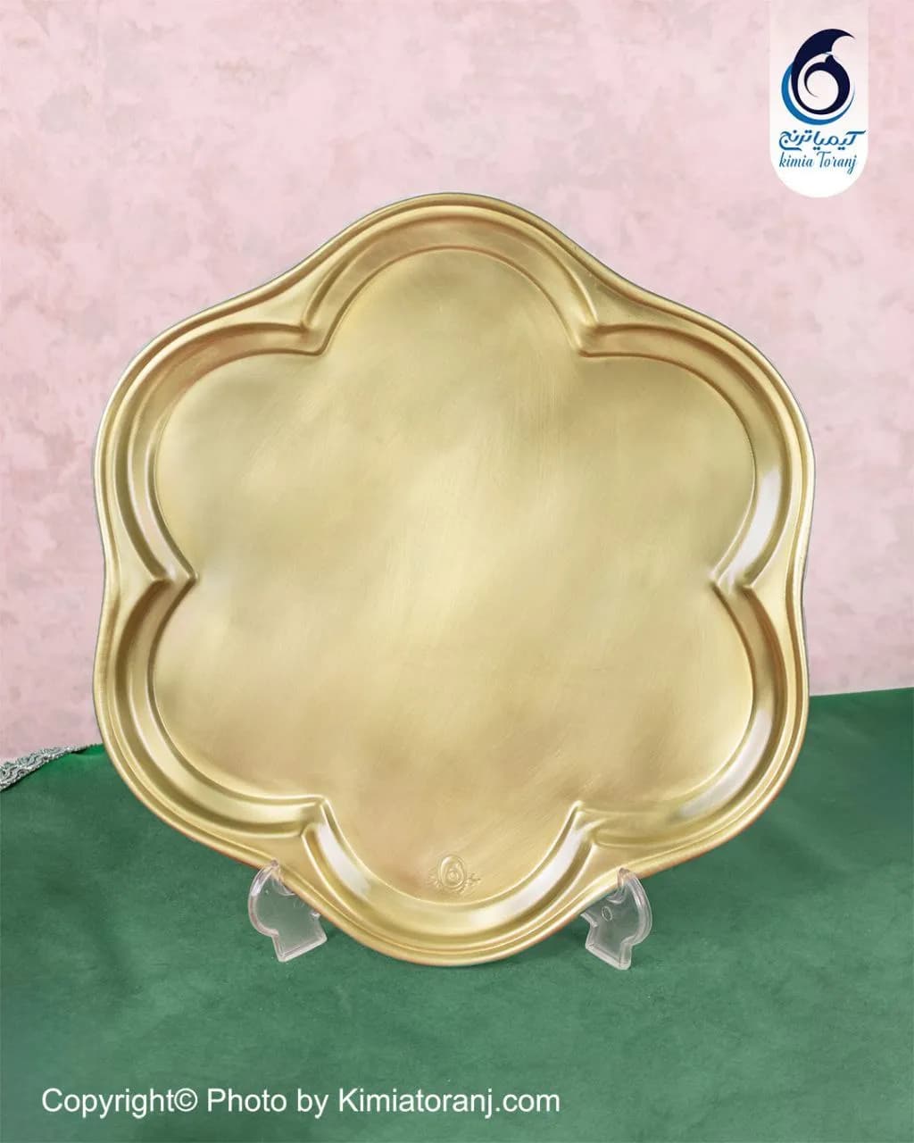 ست چایخوری ۶ نفره خطی برنجی - 3