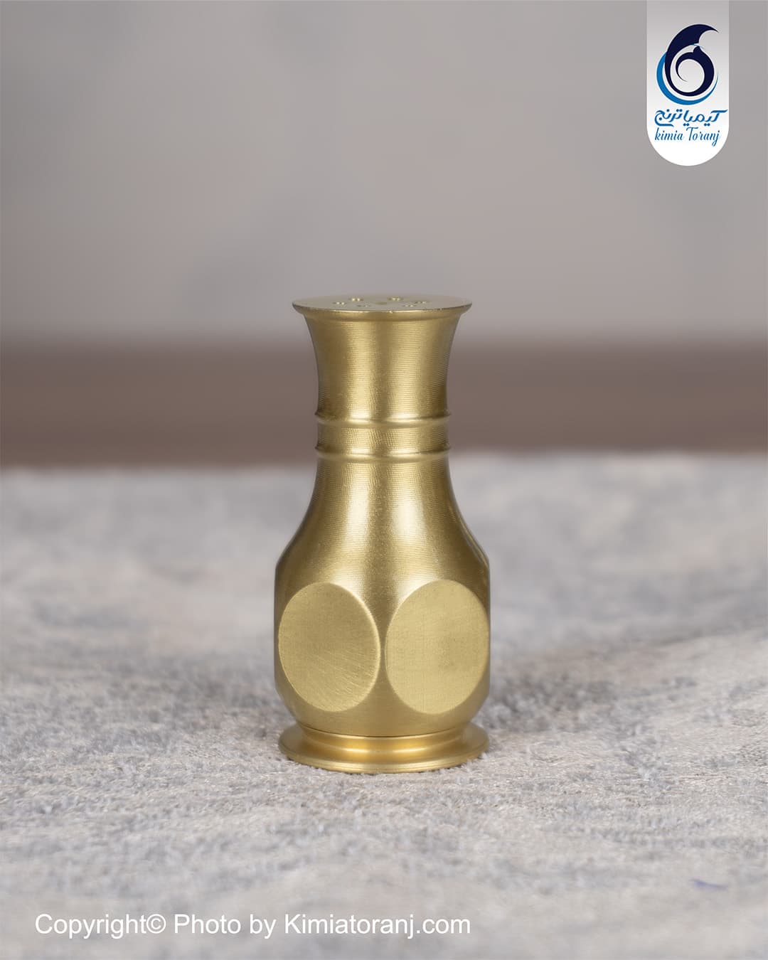 نمکدان شش ضلعی بزرگ برنجی
