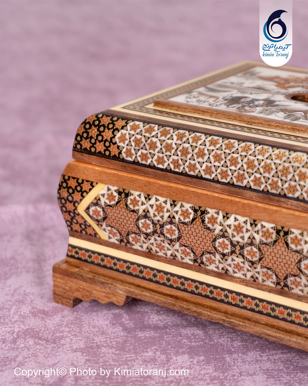 جا دستمال مینیاتور کرم - 3