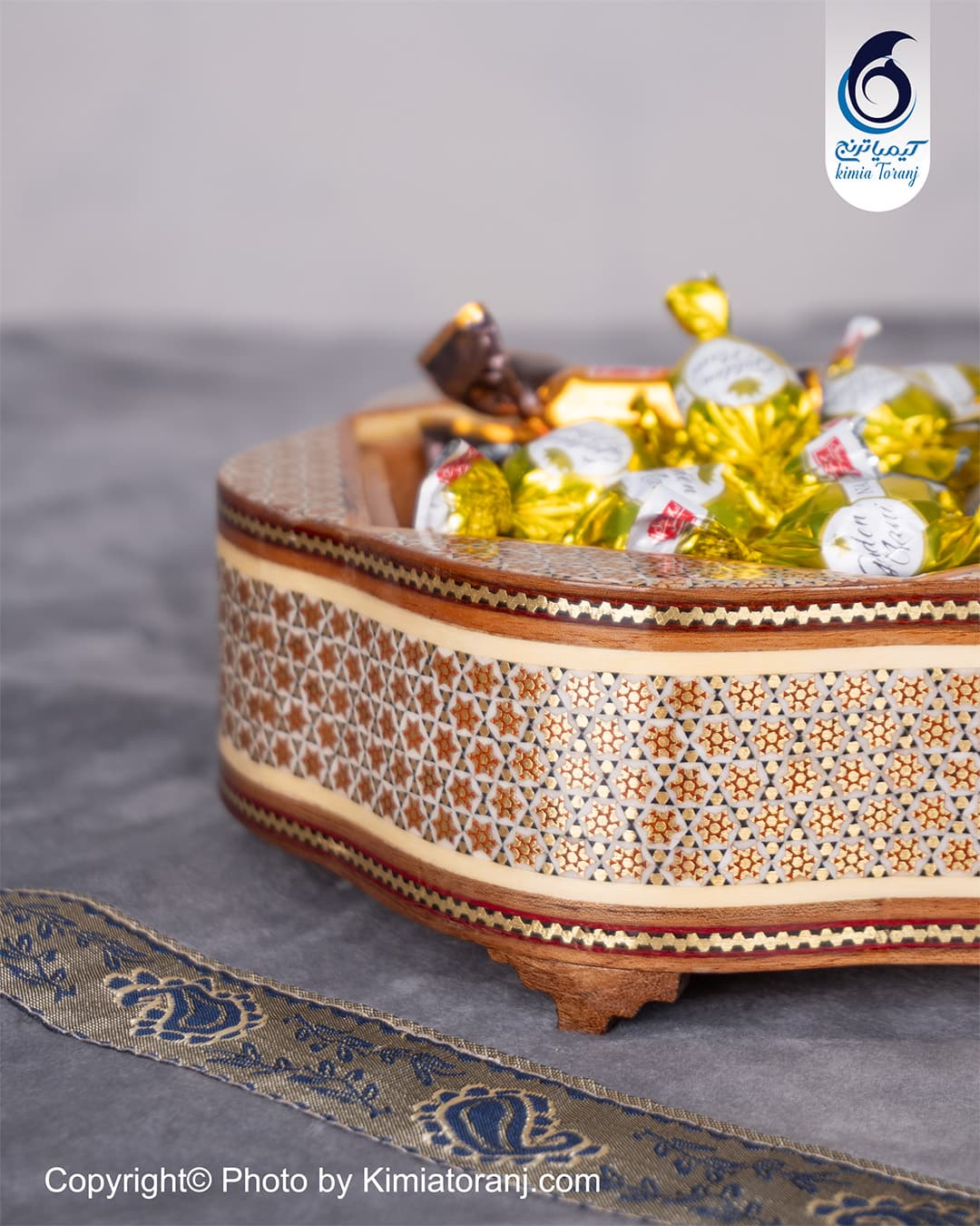شکلات خوری شش گوش سایز ۲ خاتم اعلا - 2