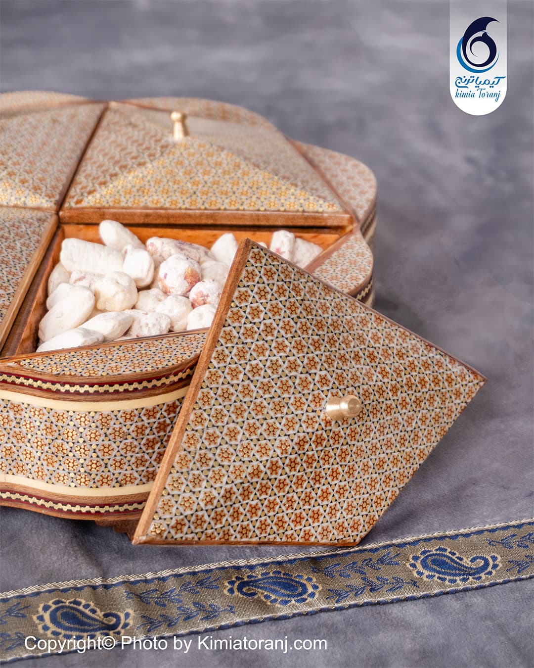 شکلات خوری چهار درب خاتم اعلا - 2