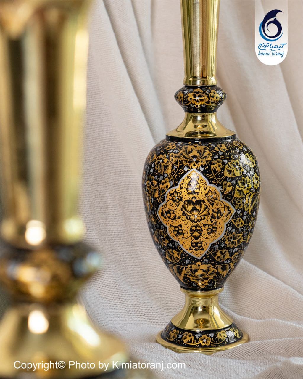 تنگ زرینه دوغ خوری سایز 1 برنجی - 2
