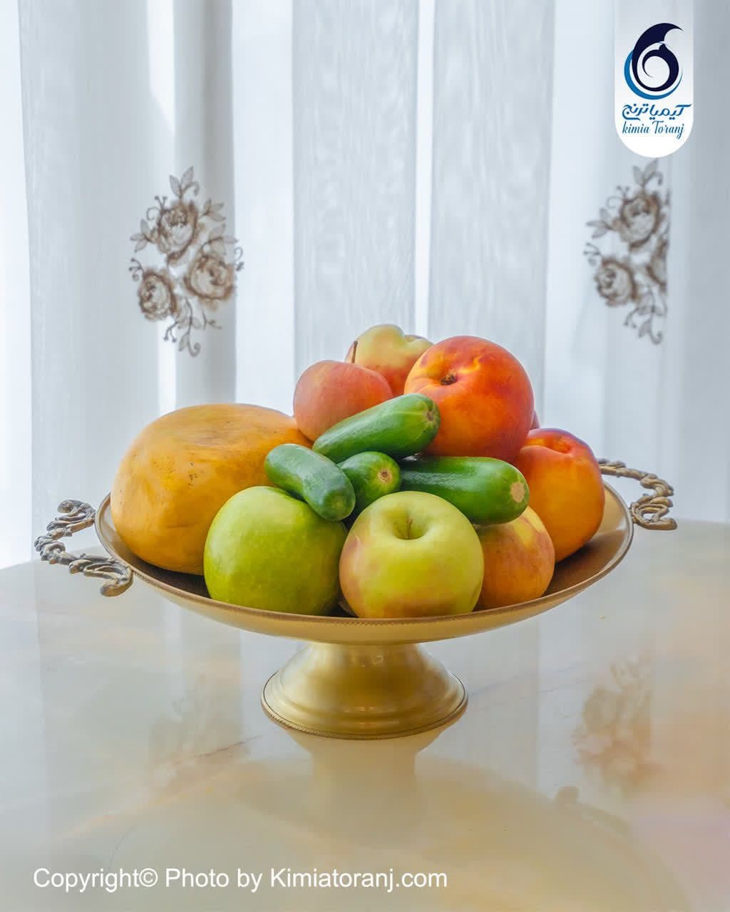 ست پذیرایی ساده برنجی ضخیم - 3