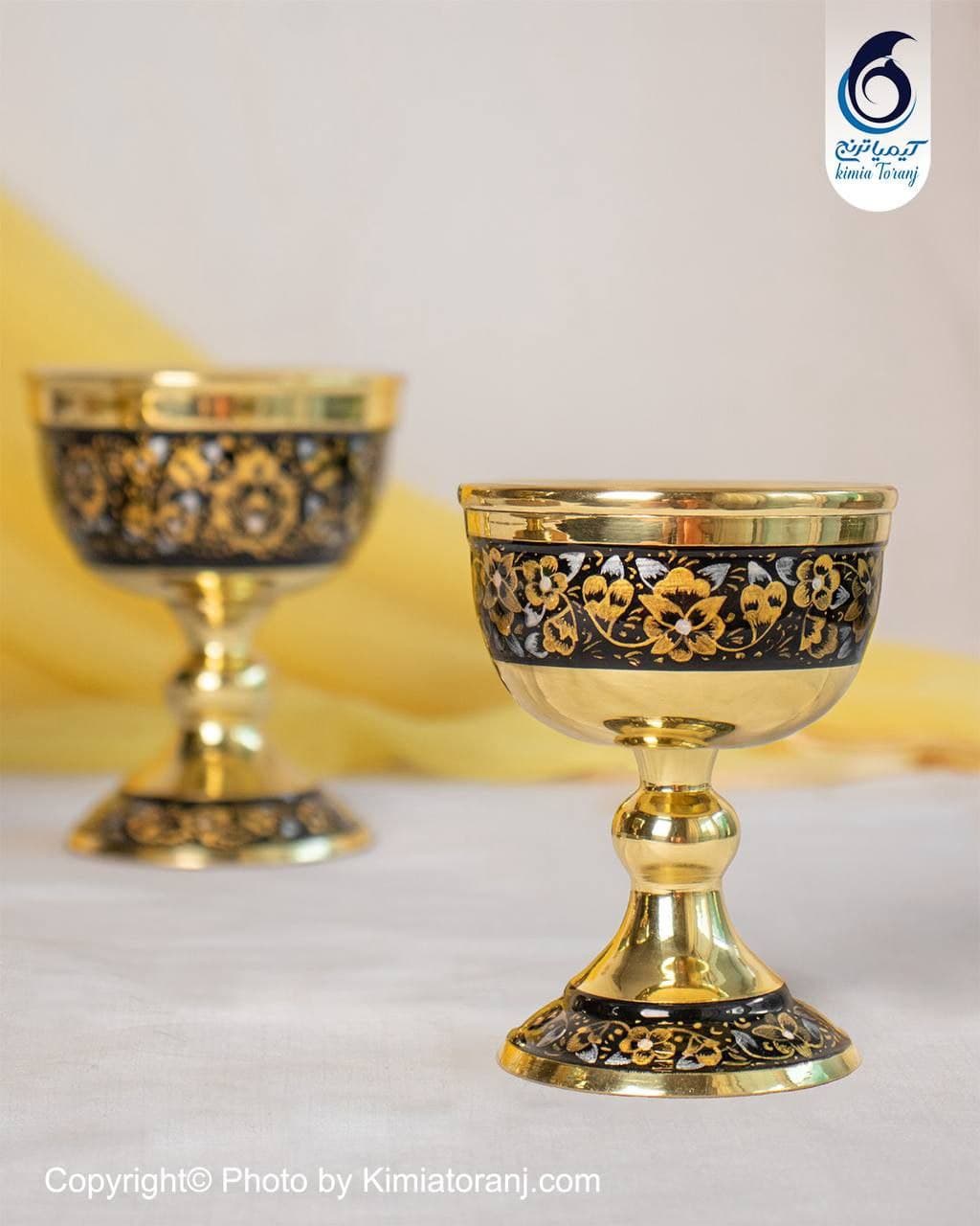 ست سنگاب زرینه ساده برنجی - 2