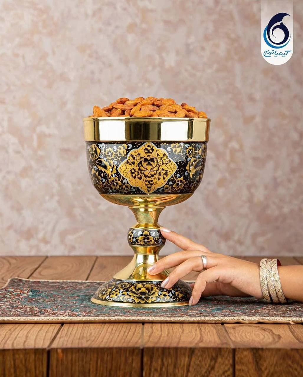 سنگاب زرینه سایز 5 برنجی - 2