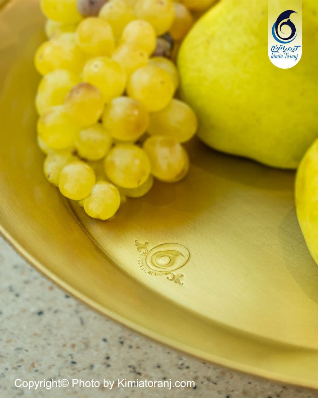 میوه خوری  تک پایه برنجی - 3