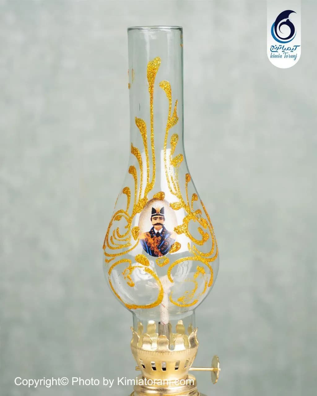 چراغ کوچک خطی برنجی - 2