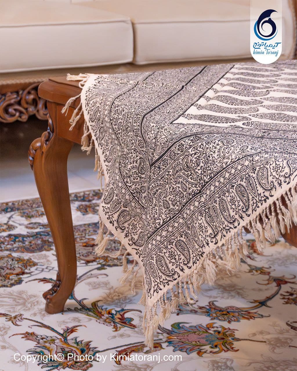 پارچه قلم کار حاشیه پهن طرح سلطنتی - 2