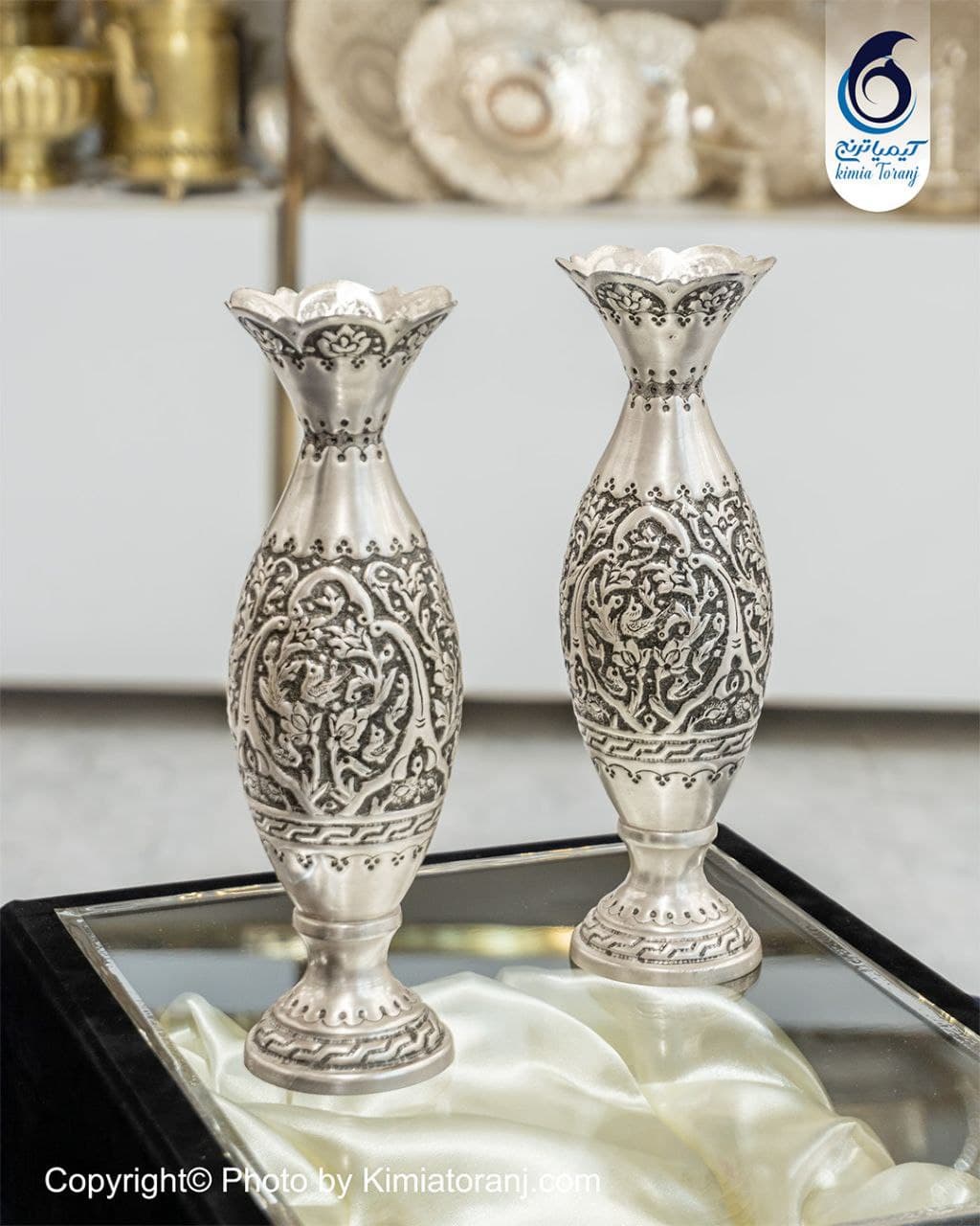 پک هدیه یادمان گلدان شبه نقره - 3