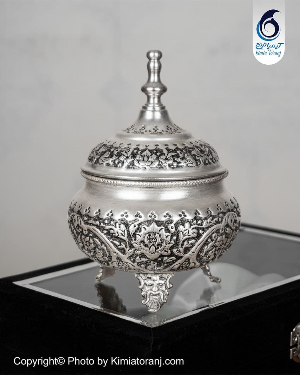 پک هدیه خاتون شکلات خوری شبه نقره - 3