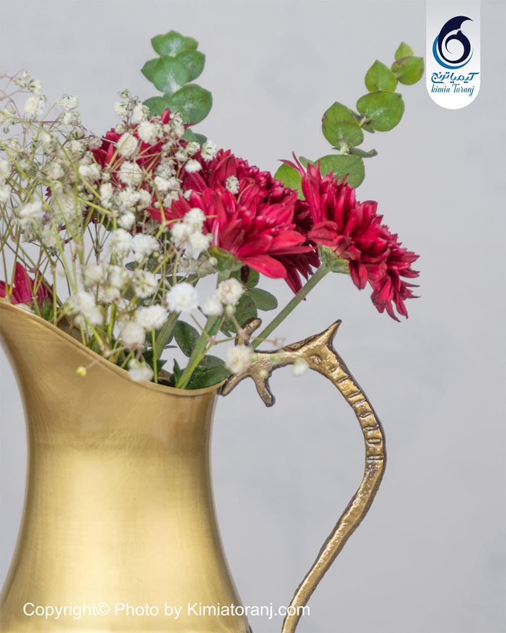پارچ برنجی ساده - 2