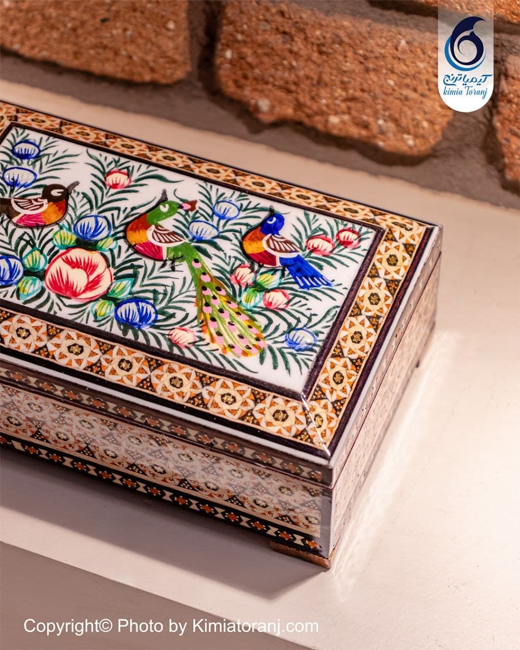 جاجواهری مینیاتور گل و مرغ سایز سه - 3