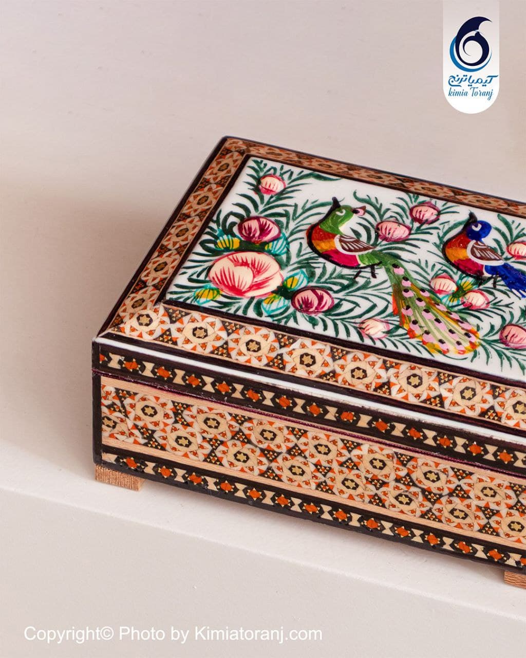 جاجواهری مینیاتور گل و مرغ سایز دو - 3