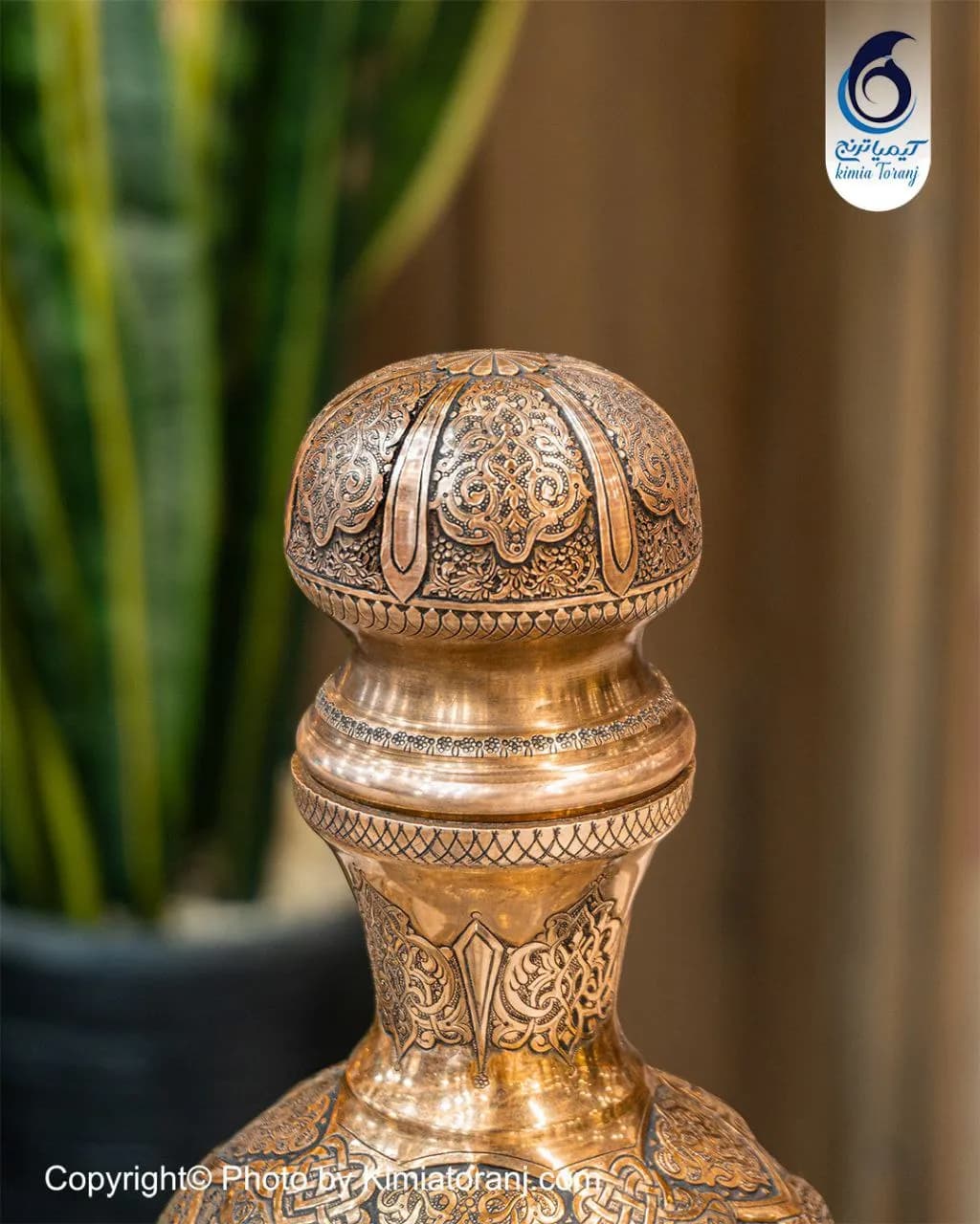 تنگ مسوار قلم زنی اسلیمی و گل و مرغ - 3