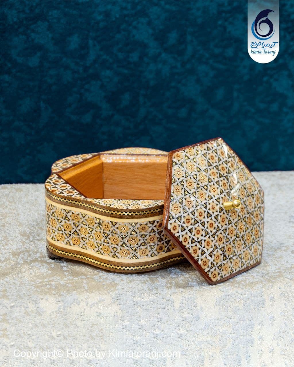شکلات خوری تمام خاتم شش گوش سایز 1