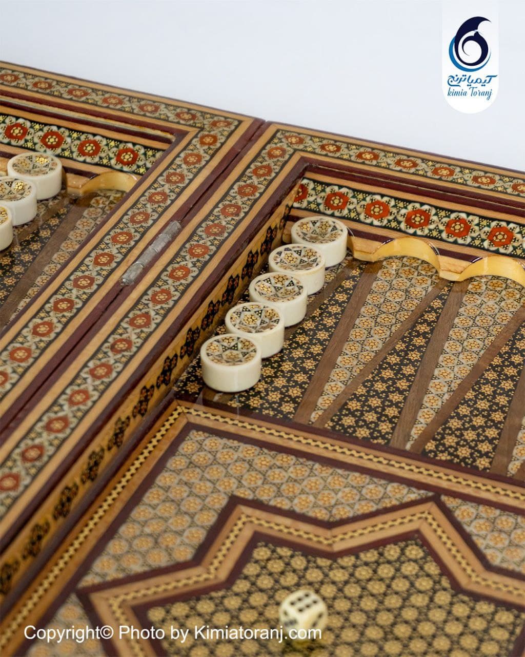 تخته نرد تمام خاتم - 5