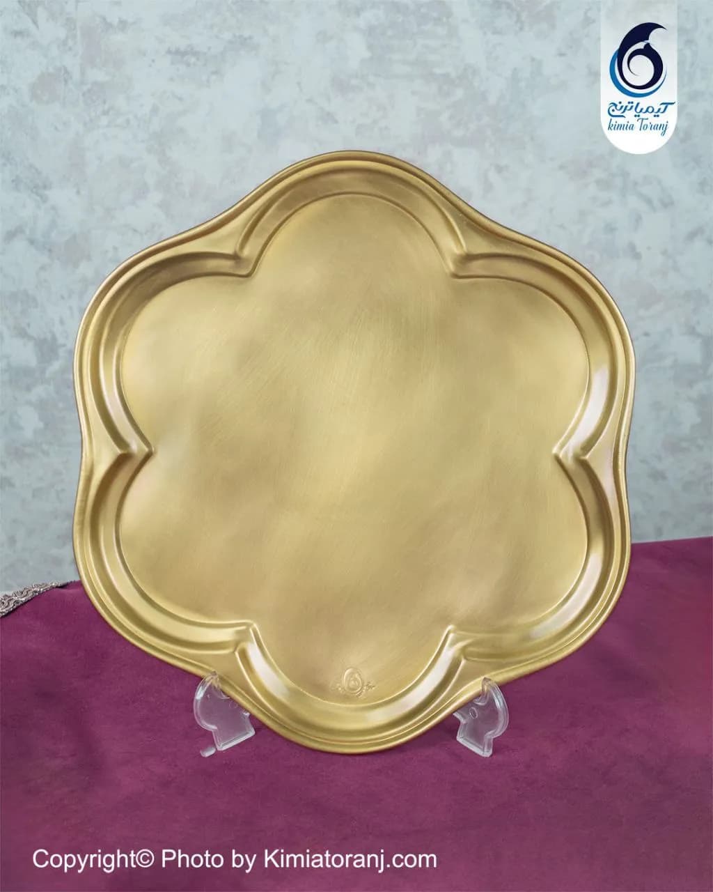 ست چایخوری برنجی مناسب پذیرایی و دکوراسیون منزل