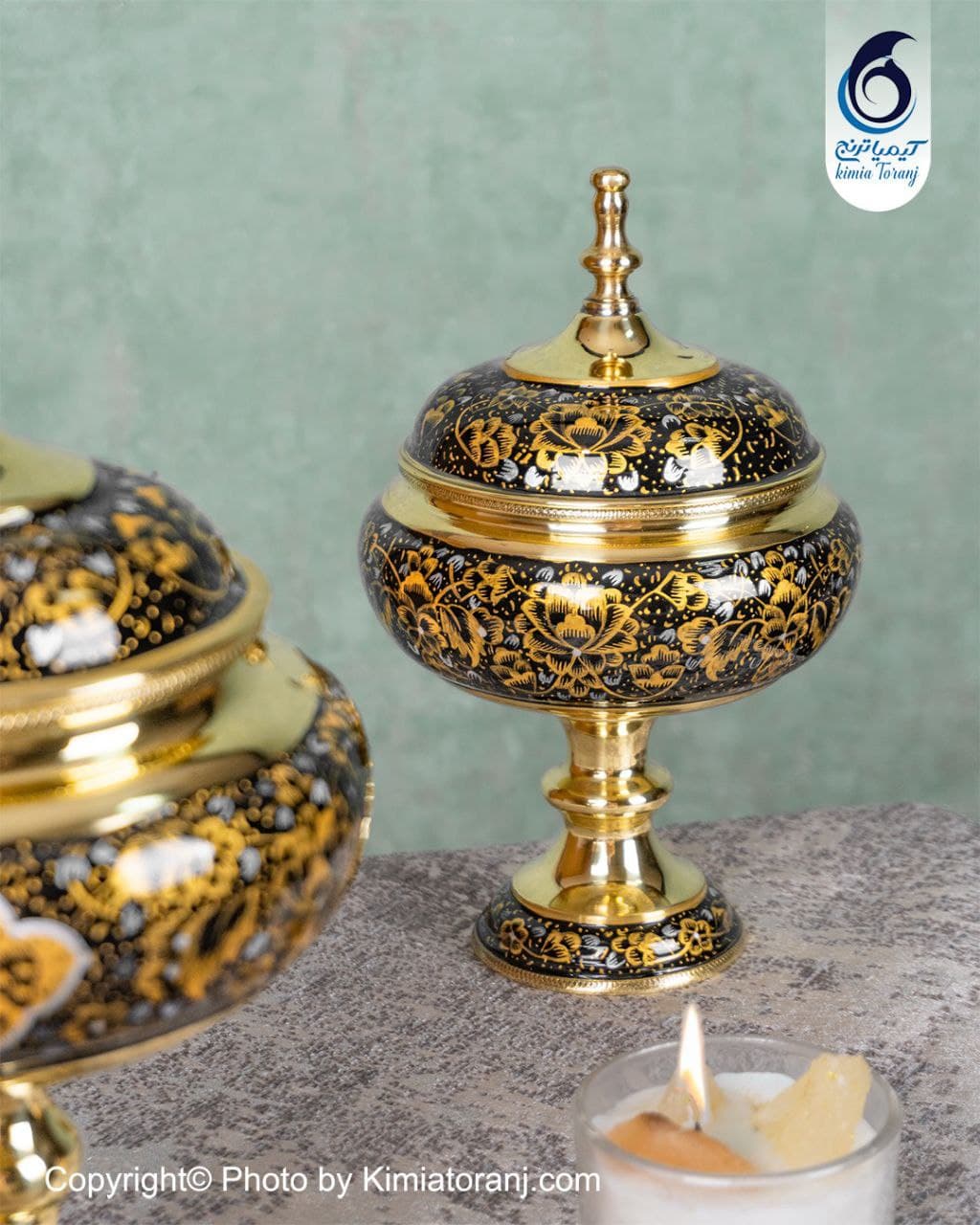 شکلات خوری زرینه 25 عدسی برنجی