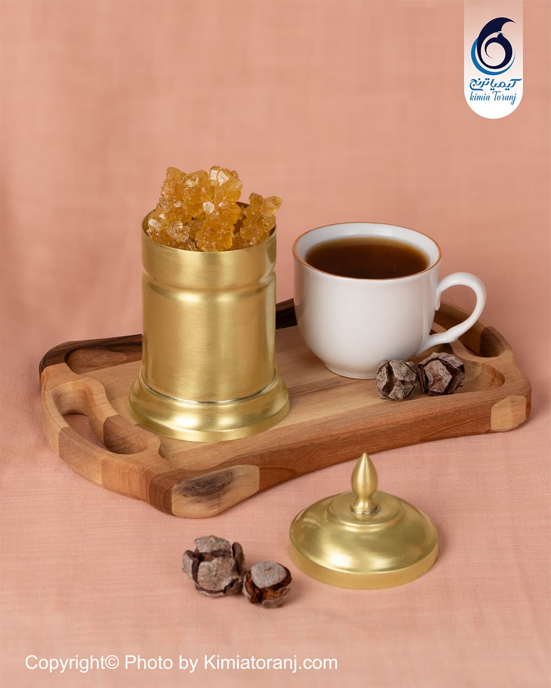 بانکه استوانه سایز 1 برنجی ضخیم