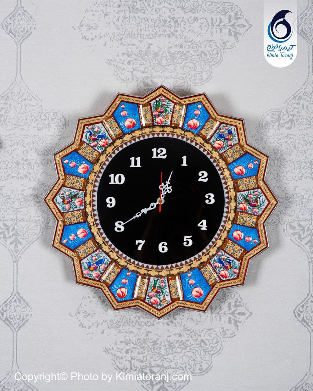 ساعت خاتم کاری و مینیاتور خورشیدی با صفحه ساده