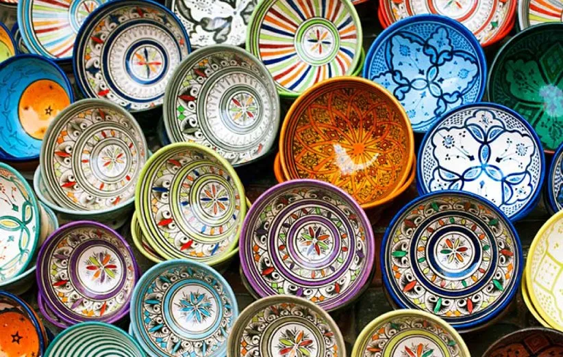 ظروف سفالی لعاب دار اصفهان