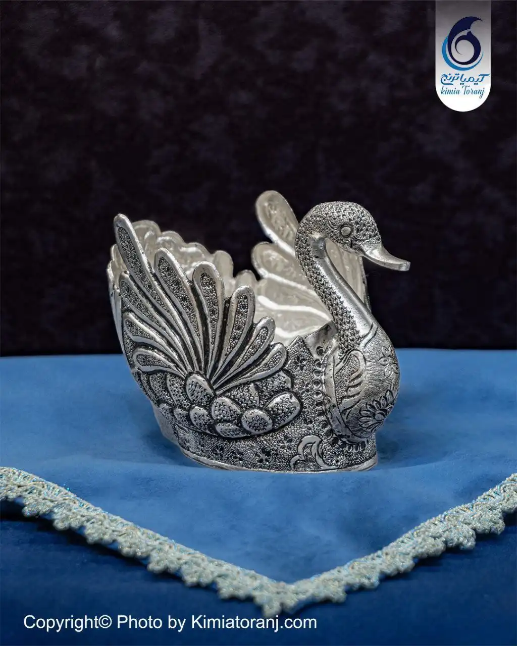 قوهای تزئینی شبه‌نقره برای دکور و جهیزیه از کیمیا ترنج