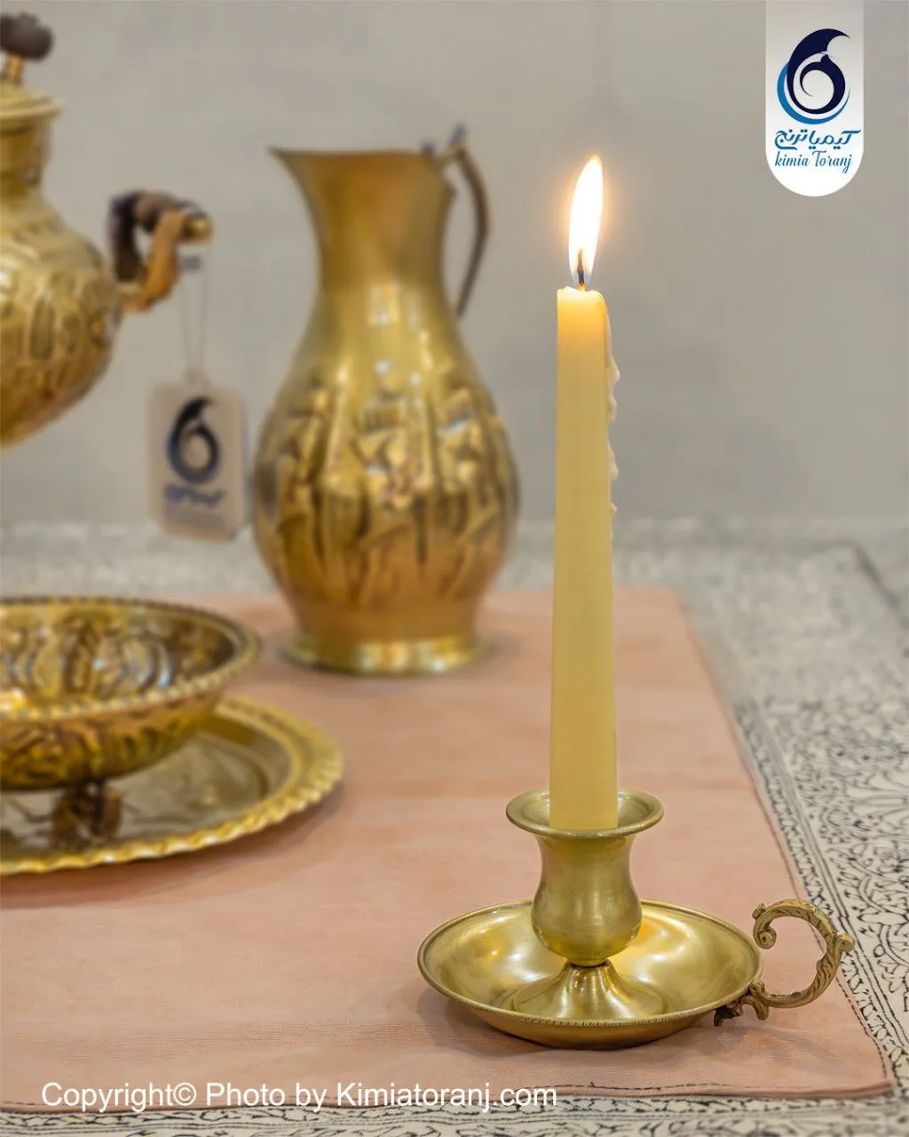 َخرید شمعدان برنجی