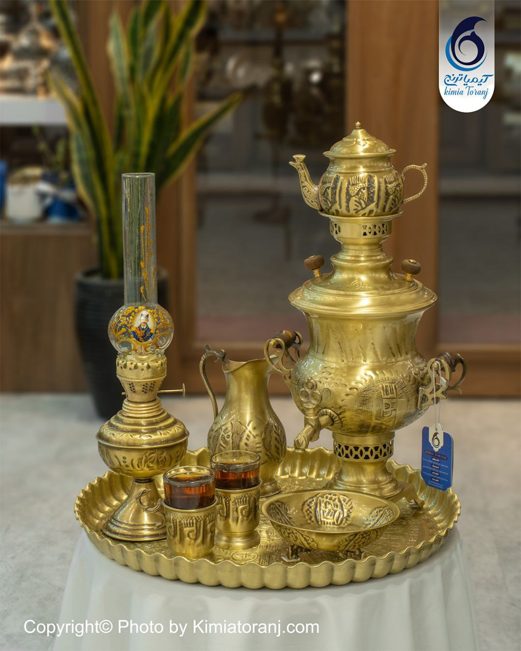 بهترین مدل های سماور برنجی مناسب جهیزیه