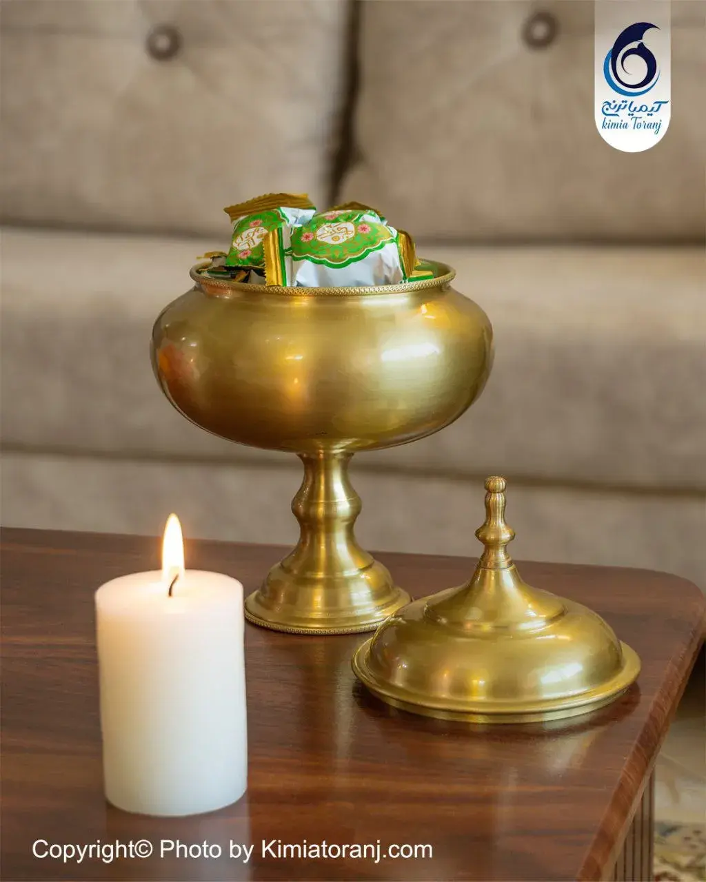 شکلات خوری برنجی